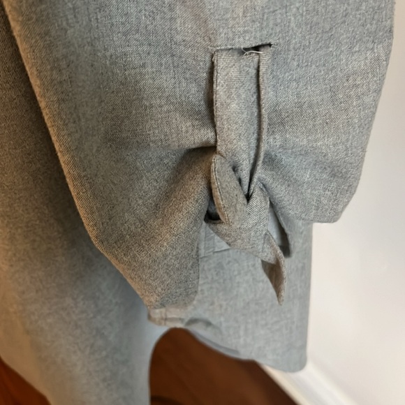 Babaton grey flannel off the shoulder top - Picture 3 of 5